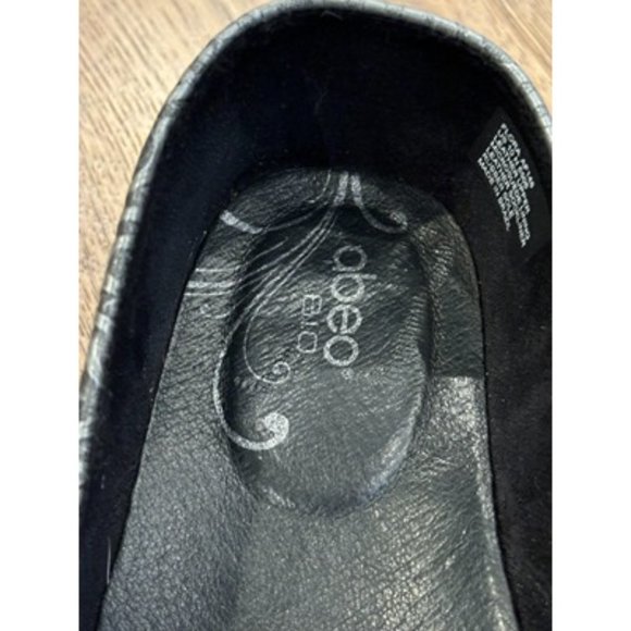 Abeo BIO System Flora Womens Gray Slip Resistant Leather Clogs Shoes Size 10N - Picture 2 of 9